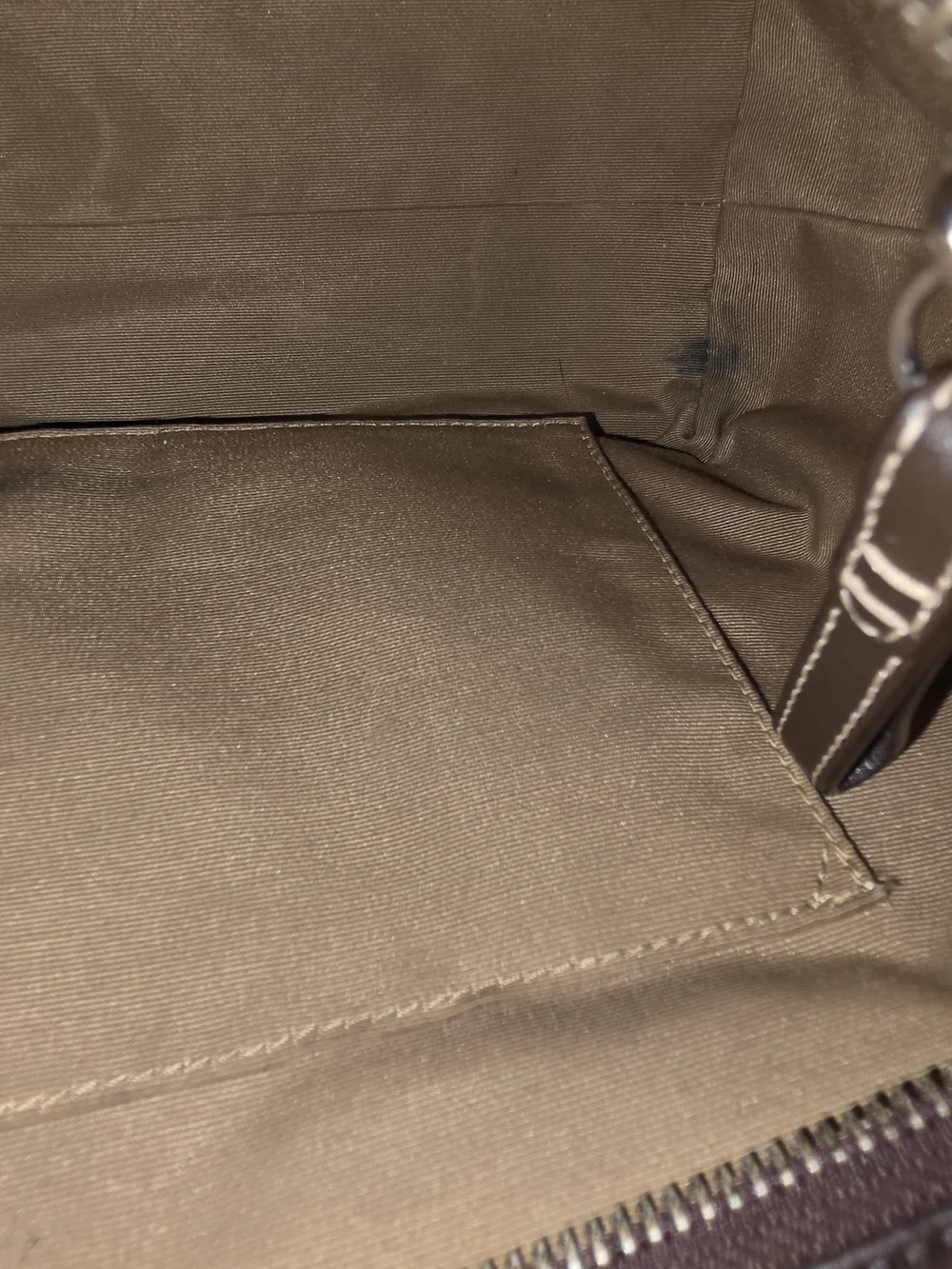 Coach Classic Dark Brown Suede Tote Bag with Metal Ring Accents